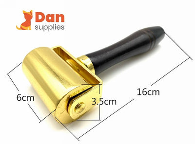 Leather press bonding Edge leather flatten roller Creaser