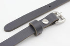 Adjustable Genuine Leather Crossbody Strap, 46 3/8" (118 cm) - Round-Eye Push-Gate Hooks