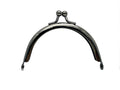 Half-Round Glue-In Kiss-Lock Purse Frame, 3 3/8" x 2" (8.5 x 5 cm)