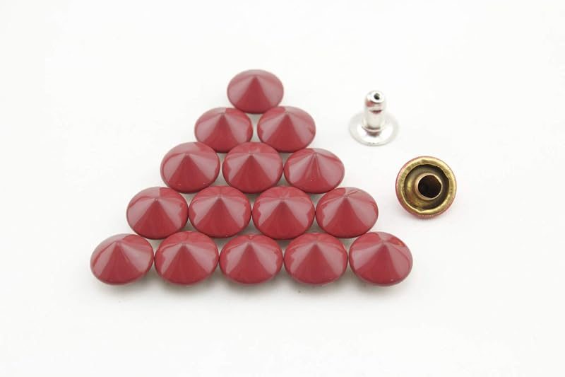 Cone Rivet / Iron Bullet Rivet Spike, Purse Rivets Studs for Leather Bag Making Clothing Shoes