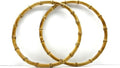 Round Shape Bamboo Bag Purse Handles for Knitting Bag Purse Handle Making / Natural