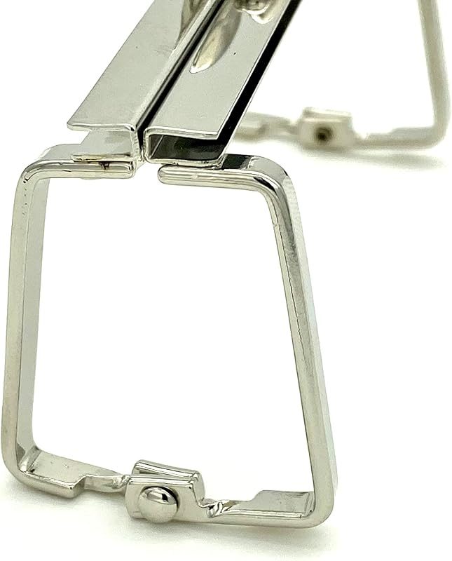Barrel Glue-In Kiss-Lock Purse Frame, 3 3/8" x 1 9/16" (8.5 x 4 cm)