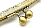 Arch Sew-In Kiss-Lock Purse Frame, 10" x 3 9/16" (25.5 x 9 cm)