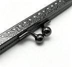Rectangle Sew-In Kiss-Lock Purse Frame, 5" x 2 1/4" (12.5 x 5.5 cm)