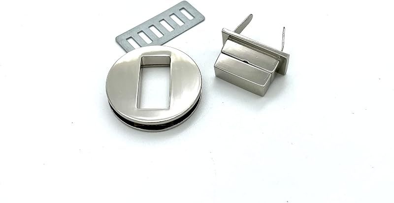Round Twist Turn Lock Clasp Purse Closure Lock Zinc alloying for Purse Bag Wallet Clutch Making 1.3" (33 mm)