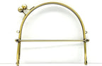 Sew-In Kiss-Lock Purse Frame with Handle, 6 1/4" x 5 3/4" (16 x 14.5 cm)