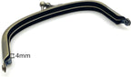 Arch Glue-In Kiss-Lock Purse Frame, 4 1/4" x 2" (11 x 5 cm)