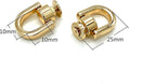 Screw-On D-Ring Strap Anchor