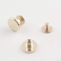 Zinc Alloy Round Chicago Binding Screw Rivets Concho Screw Button Nail Rivet for DIY Leather Decoration Bookbinding…