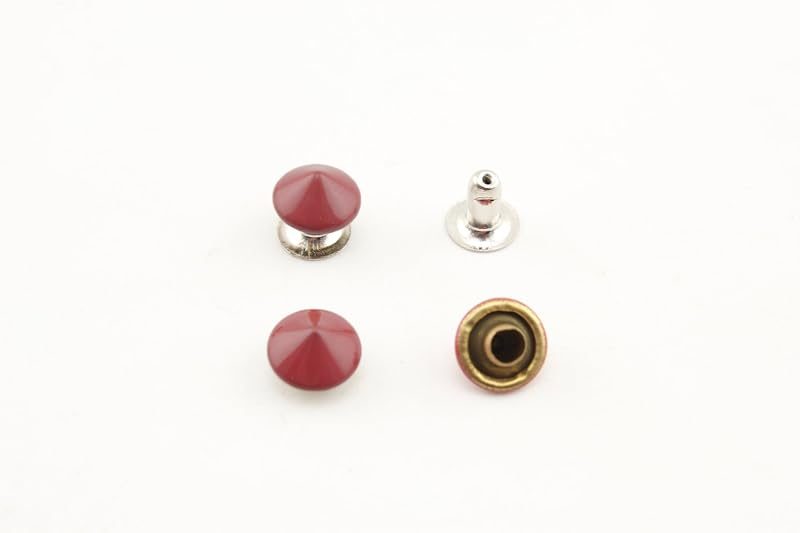 Cone Rivet / Iron Bullet Rivet Spike, Purse Rivets Studs for Leather Bag Making Clothing Shoes
