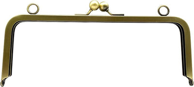 Rectangle Glue-In Kiss-Lock Purse Frame, 8 5/8" x 3 3/8" (22 x 8.5 cm)