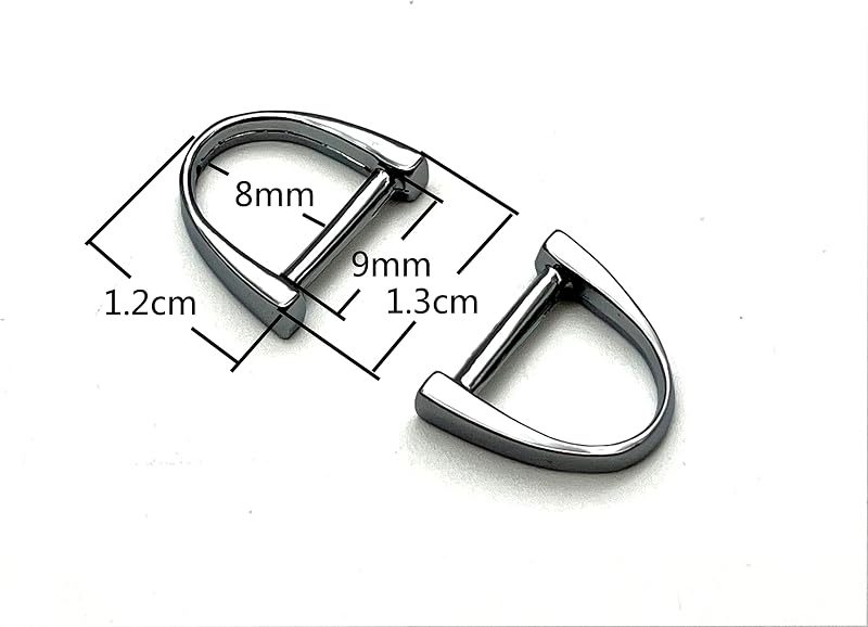 Zinc alloying D Shape Rings Semi-Circular D ring buckles / for webbing straps bags purse belt Dog Collars hardware…