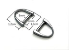Zinc alloying D Shape Rings Semi-Circular D ring buckles / for webbing straps bags purse belt Dog Collars hardware…