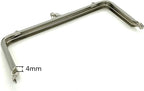 Rectangle Glue-In Kiss-Lock Purse Frame, 5 1/2" x 2 3/8" (14 x 6 cm)