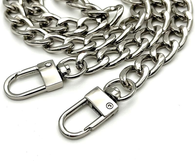 Custom Personalized Bag Purse Shoulder Cable Chain Strap Handles Replacement Extender / Nickel