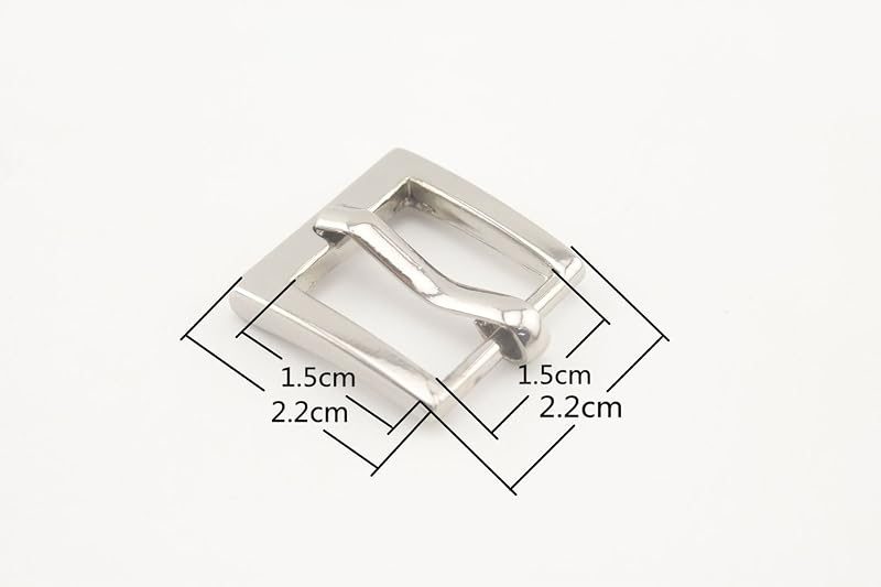 Rectangle Pin Belt Buckle, 5/8" (15 mm) - Heavy 22mm Frame