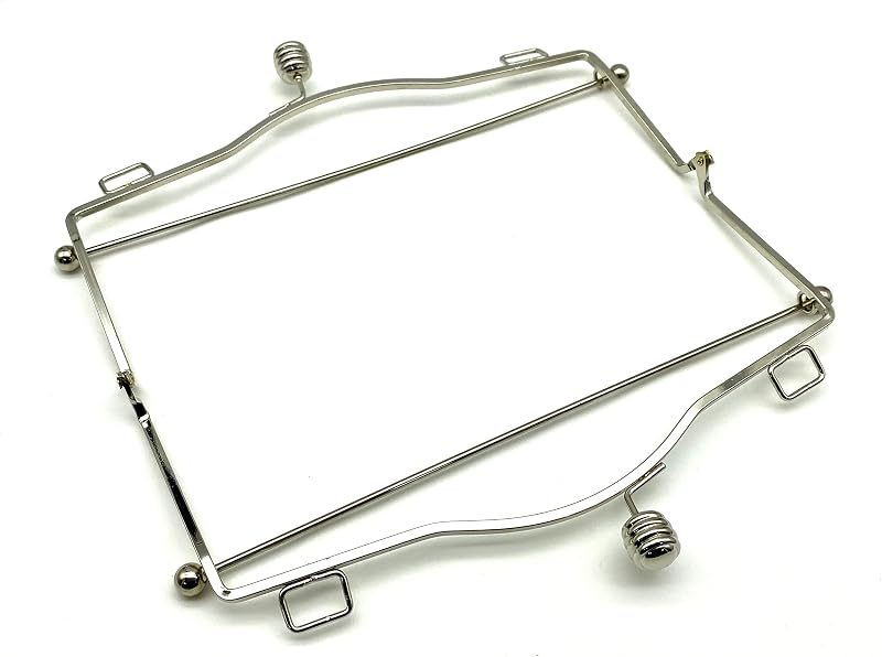 Sew-In Kiss-Lock Purse Frame with Handle, 10 1/2" x 4 3/4" (26.5 x 12 cm)