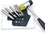 Oval Slot Punch for Flat Eyelets, 26 x 7 mm