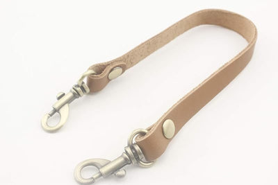 Genuine Leather Purse Handles with Clips