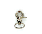 Lobster-Claw Swivel Clasp, Round Eye (8mm-1/2")