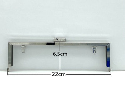 Rectangle Push-Lock Clutch Frame, 8 3/4"