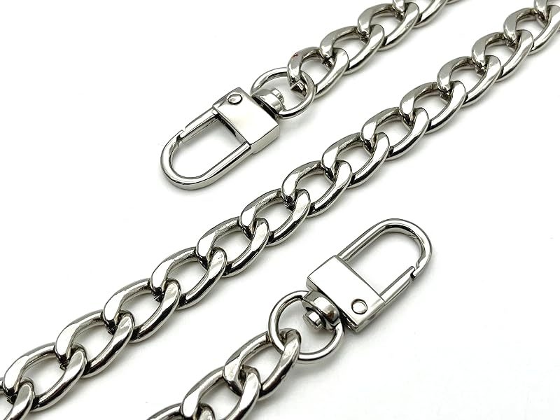 Custom Personalized Bag Purse Shoulder Cable Chain Strap Handles Replacement Extender / Nickel