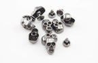 Skull Head Studs Rivets Zinc alloying Double Cup Decorative for Punk Leather Purse Bag Clothing Shoes