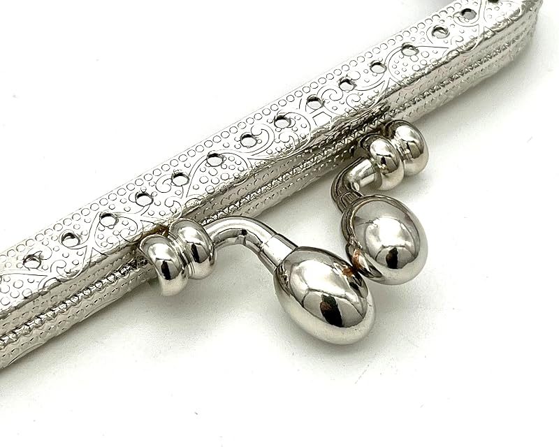 Rectangle Sew-In Kiss-Lock Purse Frame, 4 1/8" x 2" (10.5 x 5 cm)