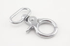 Long Lobster-Claw Swivel Snap Hook, Chrome (1 1/4")