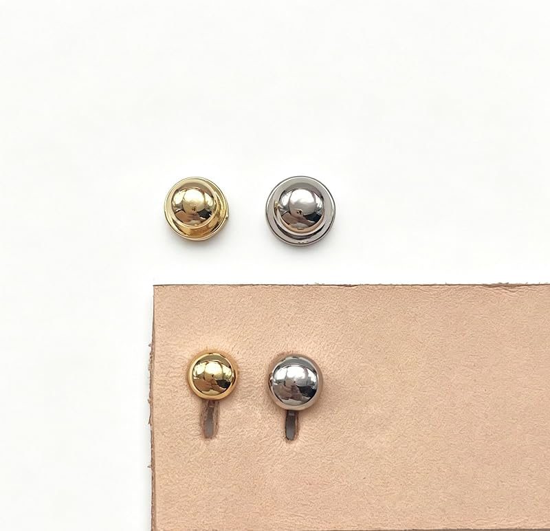 Button Stud Hole Punch Leather Keyhole Slit Cutter for Installing Sam Browne Buttons, Ball Post Studs & Round Head
