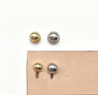 Button Stud Hole Punch Leather Keyhole Slit Cutter for Installing Sam Browne Buttons, Ball Post Studs & Round Head