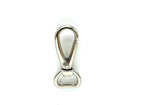 Push-Gate Swivel Clasp, Round Eye (1/2", 4.3cm)