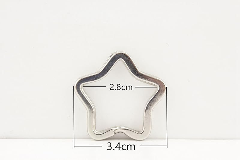 Star-Shaped Split Key Ring