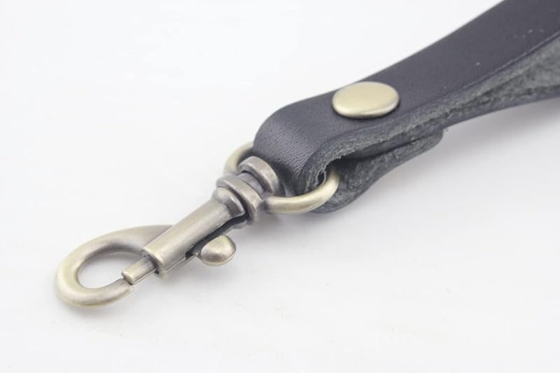 Faux PU Leather Wristlet Strap Wrist Straps Handle with Lobster Clasp for Key fob Replacement