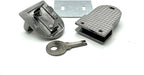 Press Tongue Thumb Latch Lock Clutch Purse Handbag Bag Lock with Key Zinc alloying for Purse Bag Wallet Clutch Making