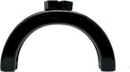 Half-Round Acrylic Kiss-Lock Purse Frame, 5" x 2 3/4" (12.5 x 7 cm)