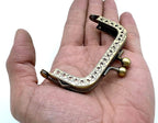 Rectangle Sew-In Kiss-Lock Purse Frame, 3" x 1 5/8" (7.5 x 4 cm)