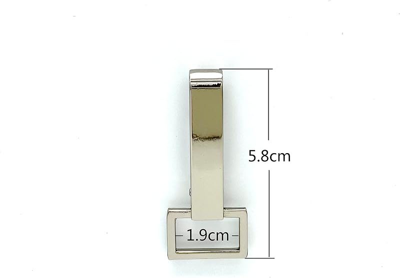 Fixed (Non-Swivel) Push-Gate Snap Hook, Square Eye