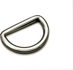 Zinc alloying D Shape Rings Semi-Circular D ring buckles / for webbing straps bags purse belt Dog Collars hardware…