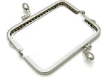 Rectangle Sew-In Kiss-Lock Purse Frame, 4 1/8" x 2" (10.5 x 5 cm)