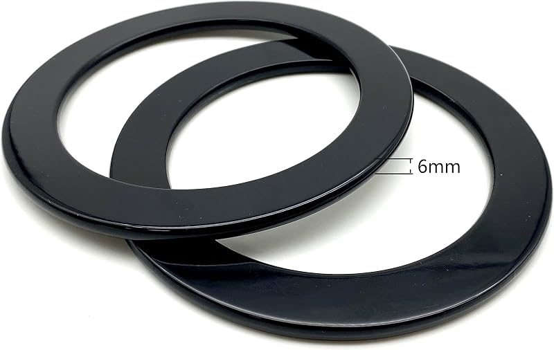 Resin Round Circular Round Ring Purse Clutch Tote Handle for Bag Purse Making Replacement