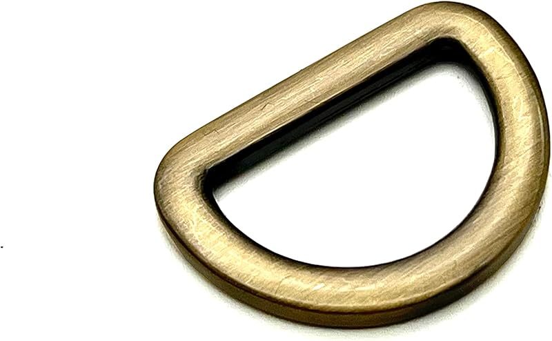 Zinc Alloy D-Rings, 3/4" (19 mm)