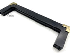 Rectangle Wood Purse Frame with Metal Corners, 12.5" (32.5 cm)