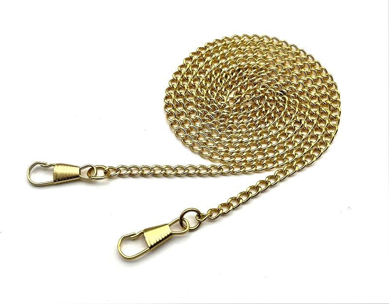 Custom Personalized Bag Purse Cable Chain Strap Handles Replacement Extender - Curb Chain, Alloy/Iron