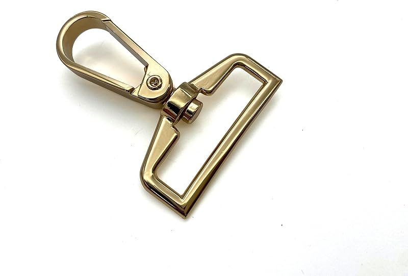 Flat-Gate Swivel Snap Hook, Wide Rectangle Eye