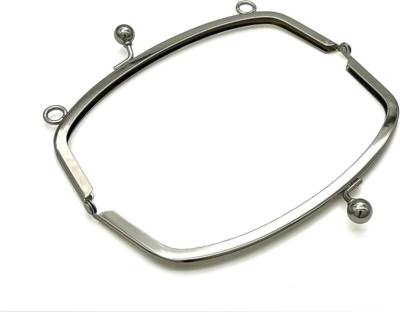 Arch Glue-In Kiss-Lock Purse Frame, 5 3/4" x 2 5/8" (14.5 x 6.5 cm)