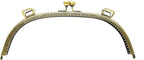 Arch Sew-In Kiss-Lock Purse Frame, 10" x 3 9/16" (25.5 x 9 cm)