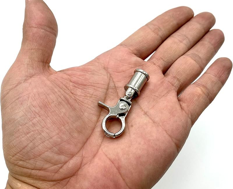Mini Lobster-Claw Cord End Cap (6.5mm)