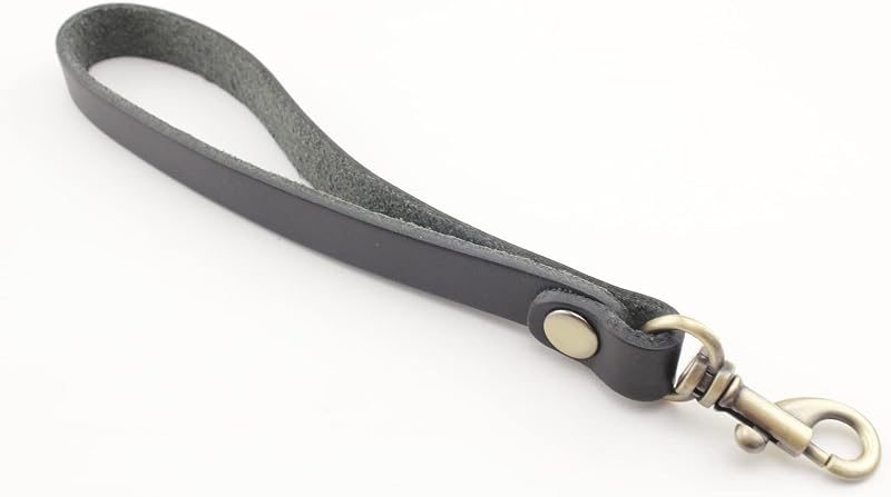 Faux PU Leather Wristlet Strap Wrist Straps Handle with Lobster Clasp for Key fob Replacement