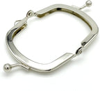 Glue-In Kiss-Lock Purse Frame, 2 3/8" x 1 3/8" (6 x 3.5 cm)